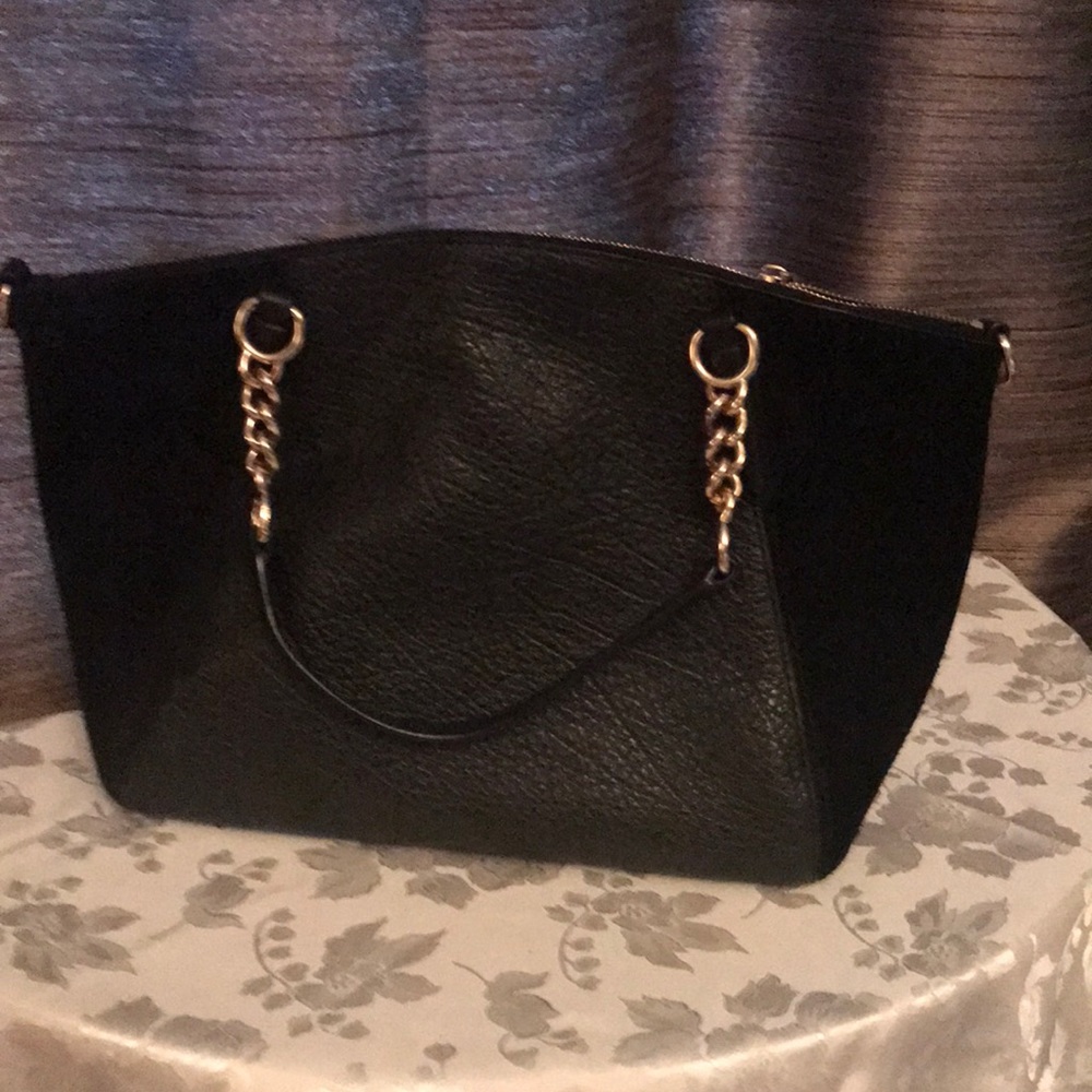 COACH IMBLK leather and suede bag - Picture 2 of 5